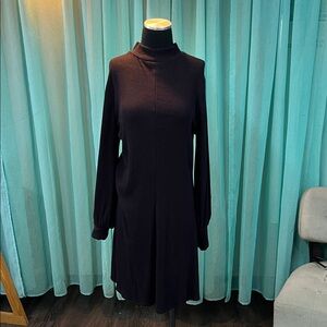 Express Black Long Sleeve Dress
